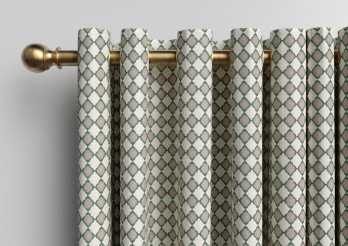 Adelaide, Checkers Rosies Pink - Made to Measure Curtains - Image 12